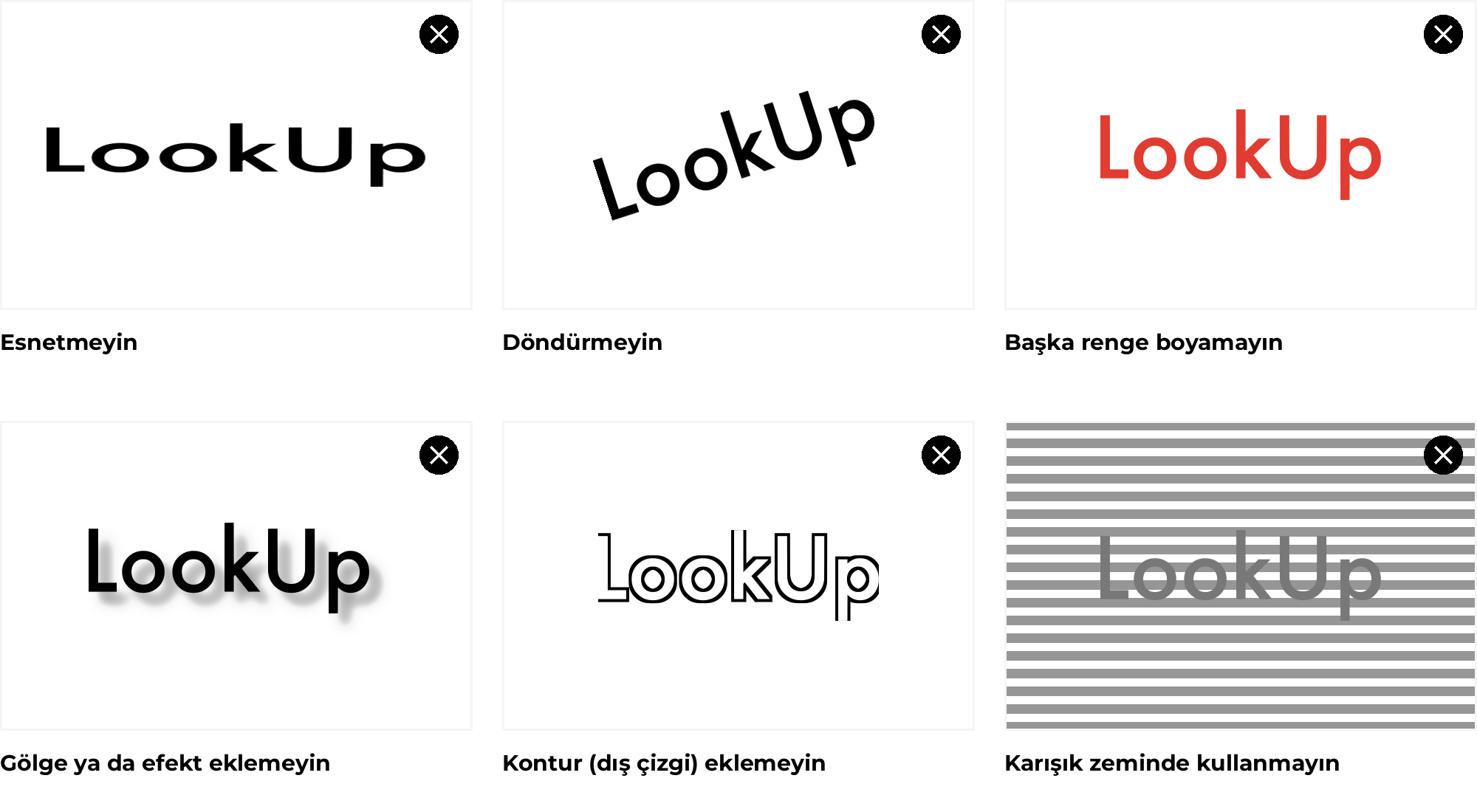 Logoda yapılmaması gerekenler